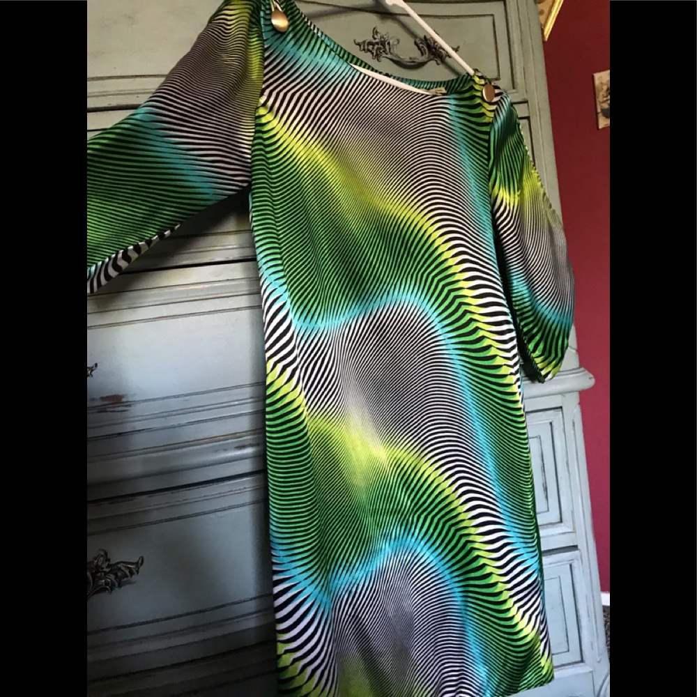 Killer patterned cocktail dress